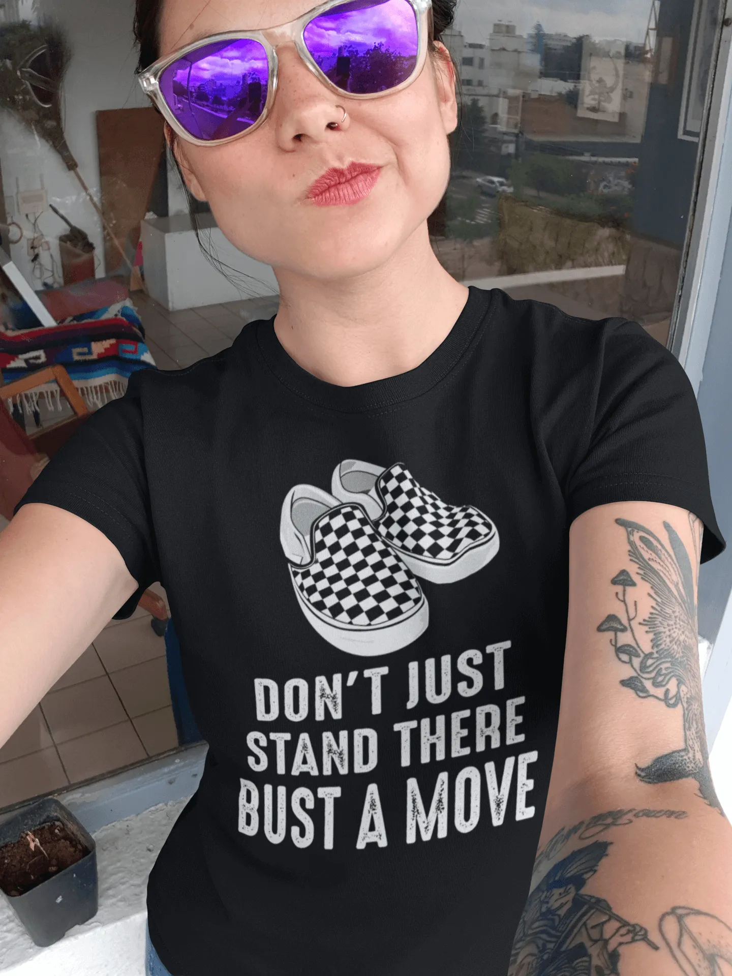 !! Fresh New Design!!  Don't Just Stand There, Bust a Move - Bella   Canvas 3001 Unisex Tee