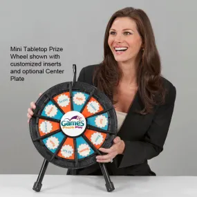 10-Slot 14" Micro Tabletop Prize Wheel