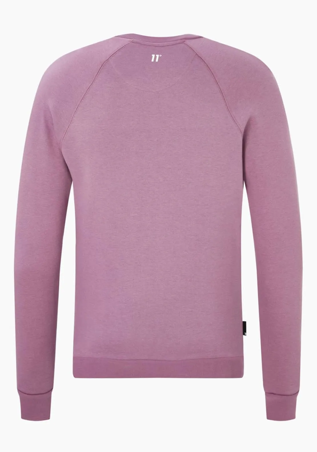 11 Degrees Core Crew Neck Sweater, Berry Mist