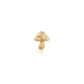 14k Mushroom Stud