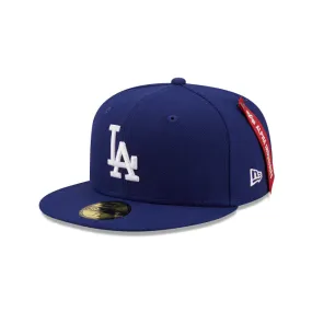 [60194096] Los Angeles Dodgers Alpha Industry Blue 59FIFTY Mens Fitted Hat