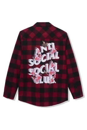 Anti Social Social Club Happiest Place On Earth Flannel Shirt