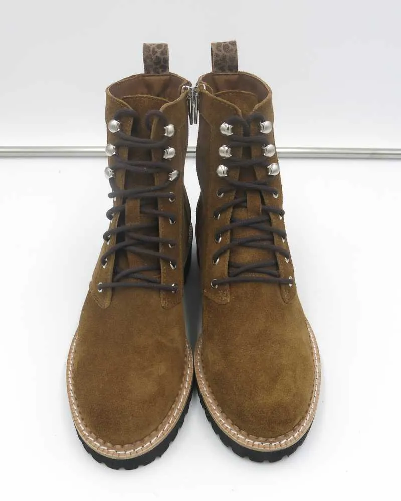 AVENA BOOTS DK BROWN SUEDE - re:vita