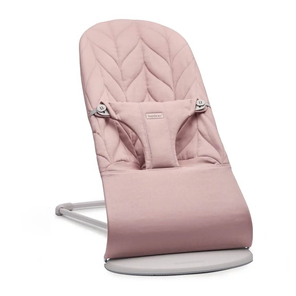 BabyBjorn Bouncer Bliss Woven Petal Quilt Dusty Pink