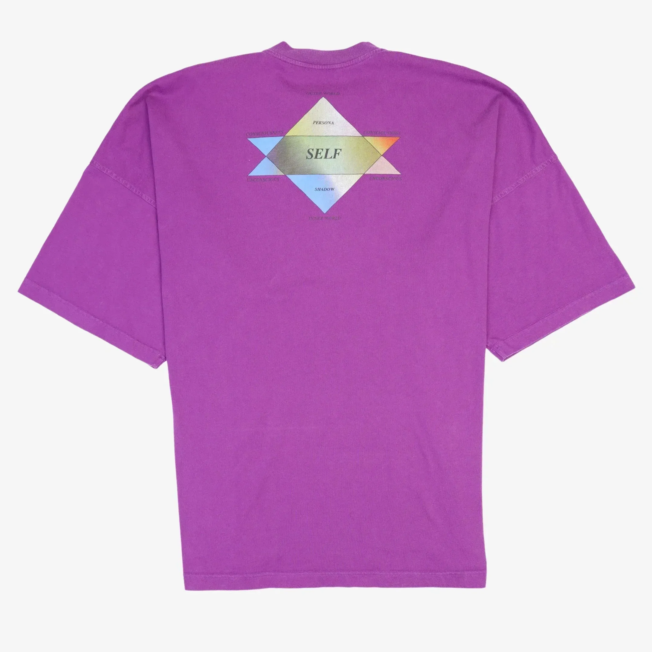 Balenciaga Logo Tee Purple UK XS