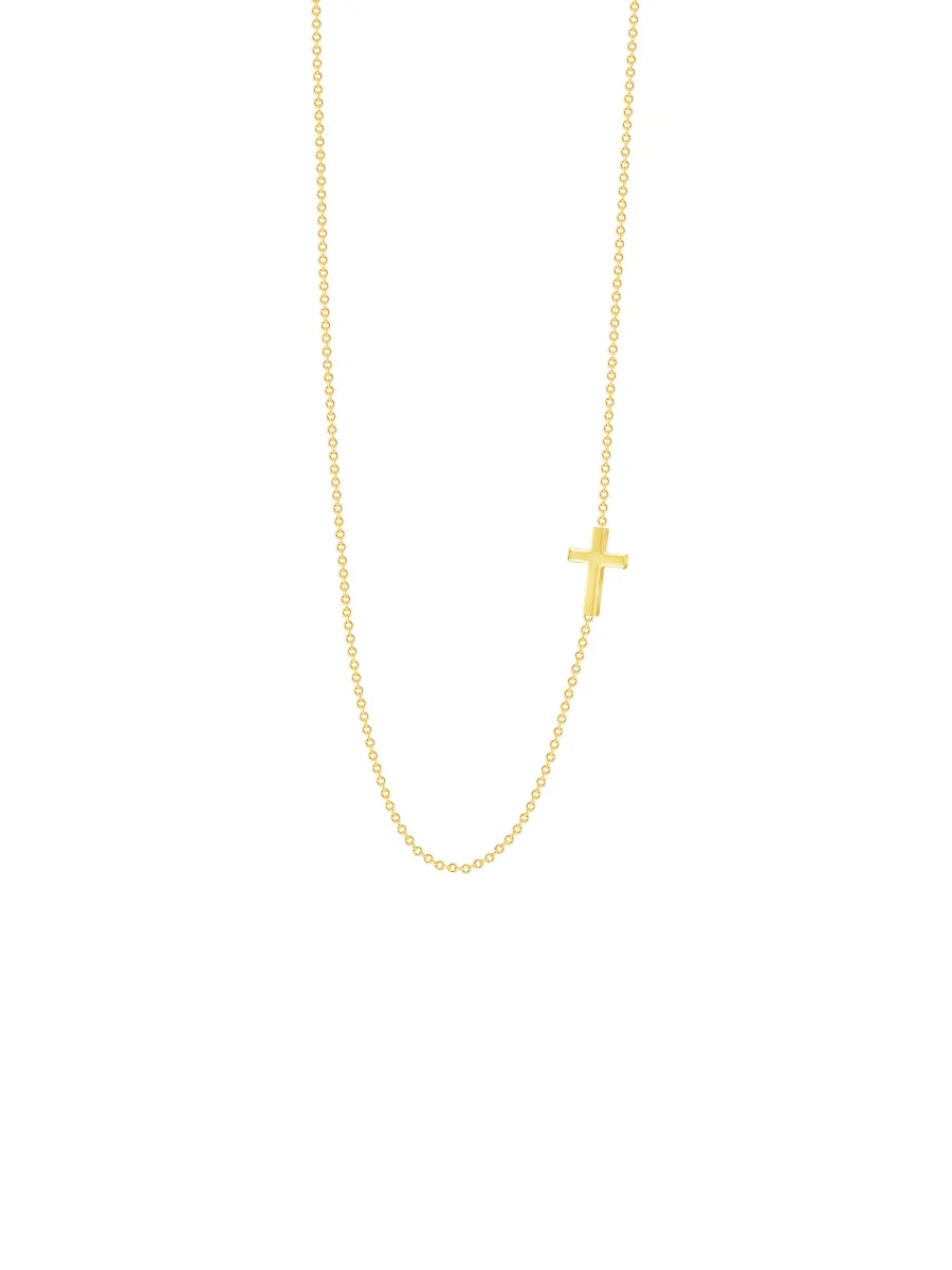 Blair Cross Necklace 14K