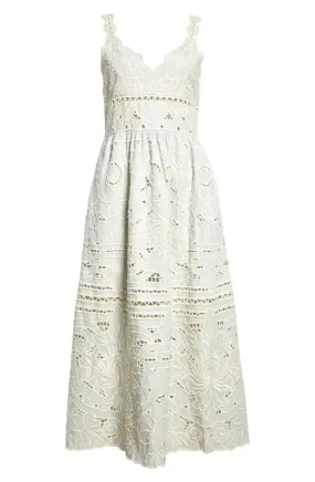 Blaire Eyelet Sleeveless Dress