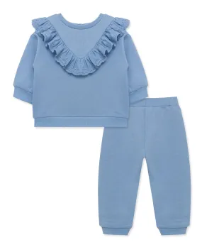 Blue Sweatshirt Set (12M-24M)