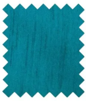 Blue Teal Shantung Wedding Swatch