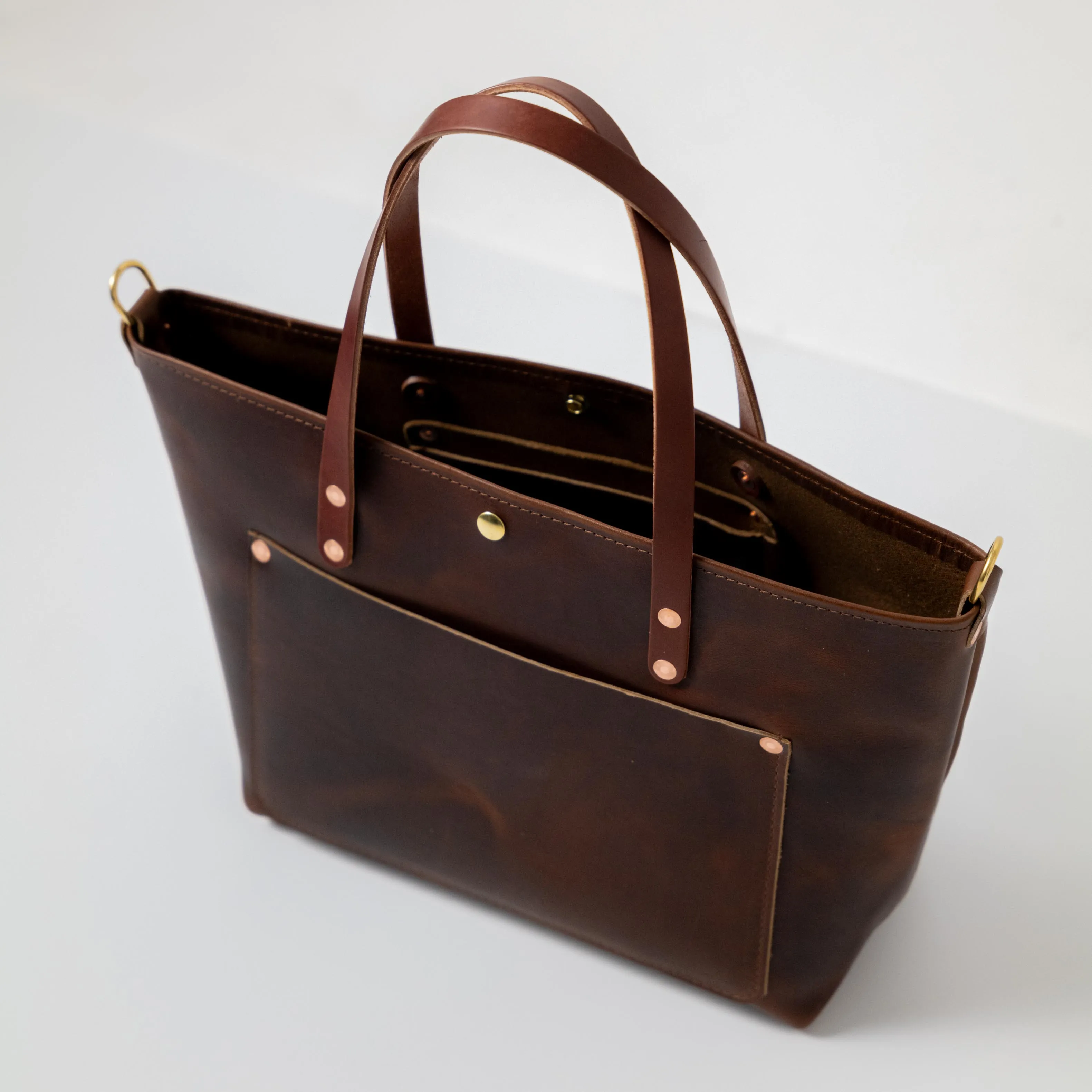 Brown Dublin East West Travel Tote