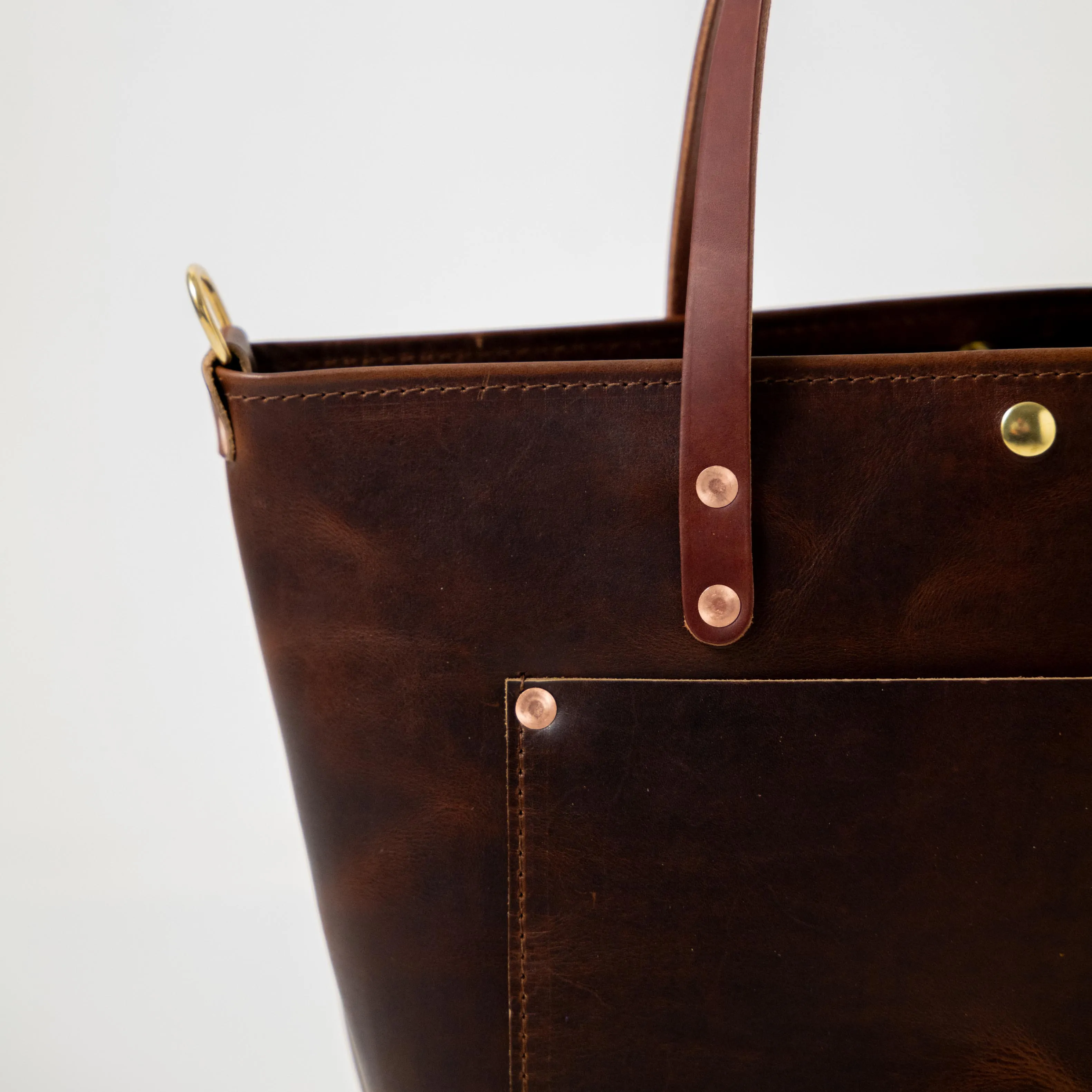 Brown Dublin East West Travel Tote