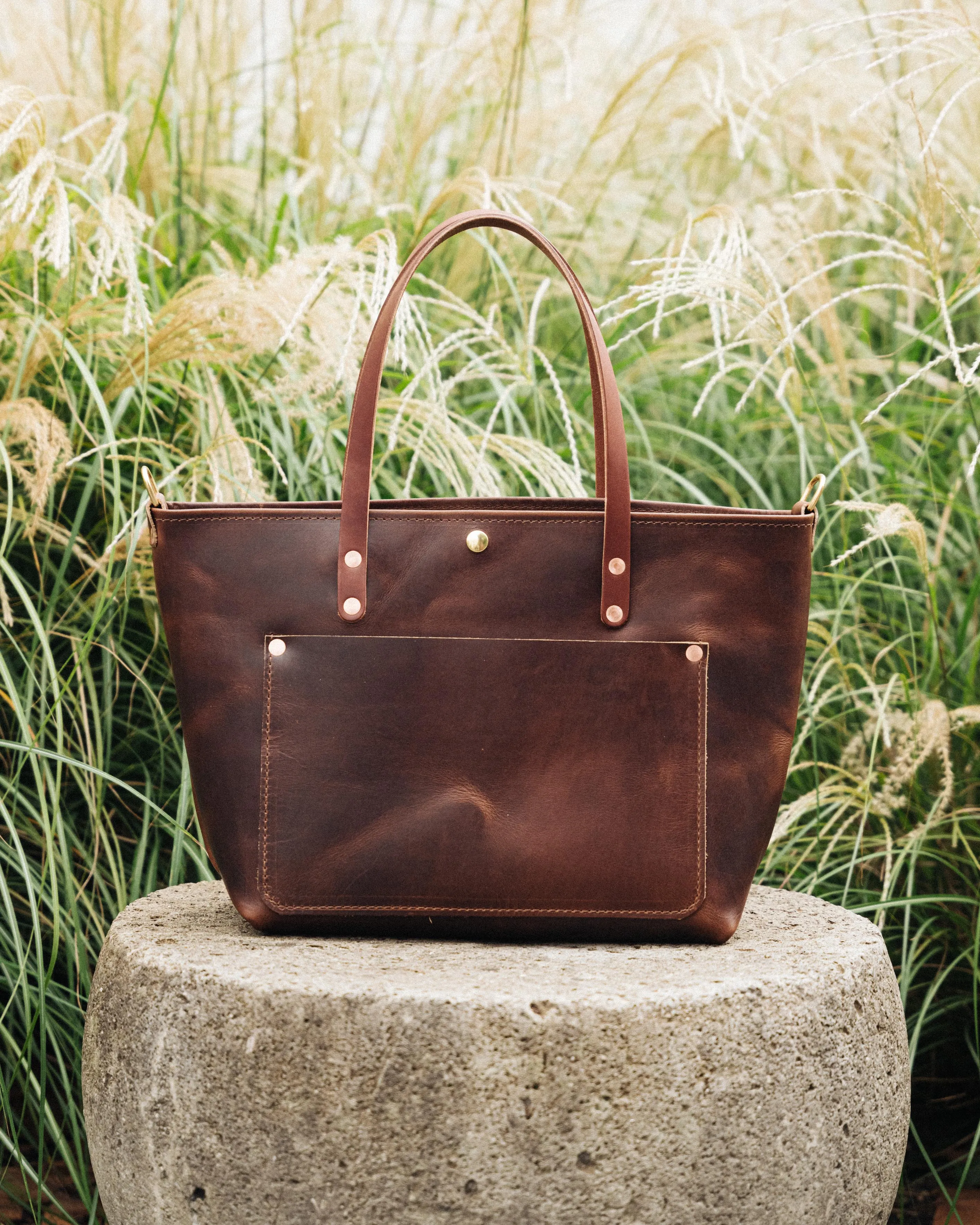 Brown Dublin East West Travel Tote