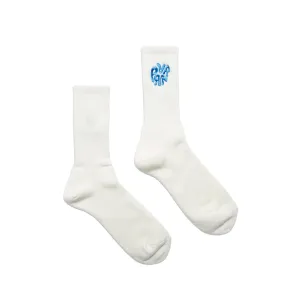 by Parra 1976 Logo Crew Socks 'Blue'