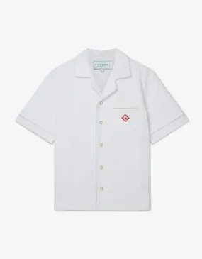 Casablanca White Monogram Towelling Shirt