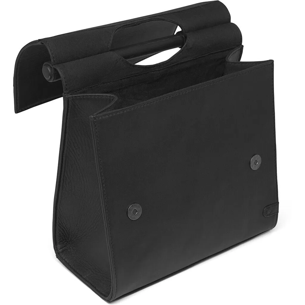 Classic crossover bag with a trendy handle / 16246 - Black (Nero)