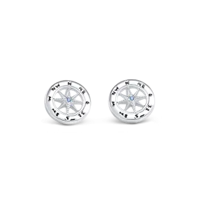 Compass Stud Earrings