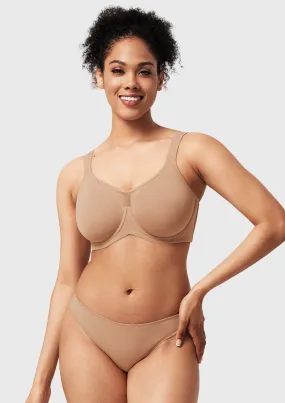 CoolComfort Smoothing Unlined Minimizer Underwire Bra