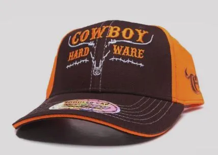 Cowboy Hardware Children Boys Steer Skull Ball Cap