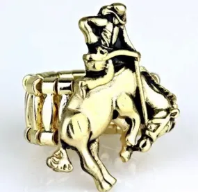 Cowboy stretch gold ring