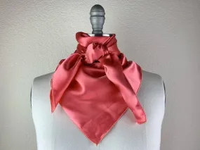 CR Salmon Silk Scarf