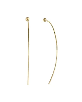 Crescent Pull Earring – Sphere