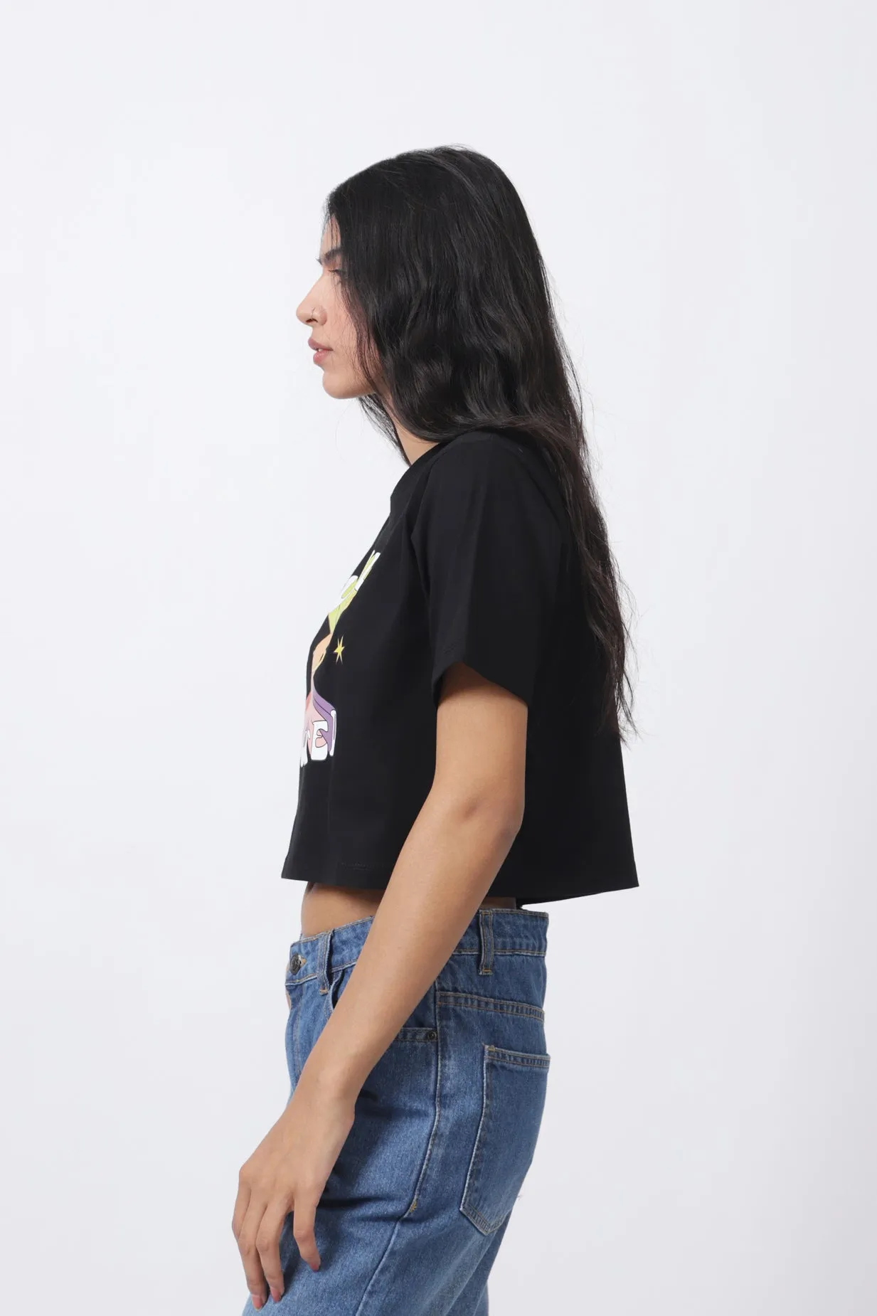 CROPPED GRAPHIC TEE