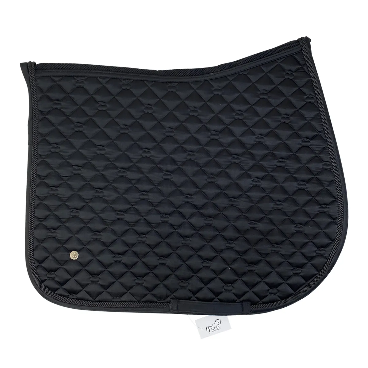 Dapplebay Sport Dressage Saddle Pad in Black - Full