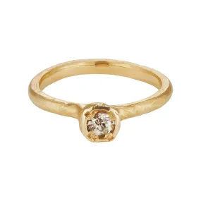 Diamond Solitaire Ring, 0.35 ct Old Cut