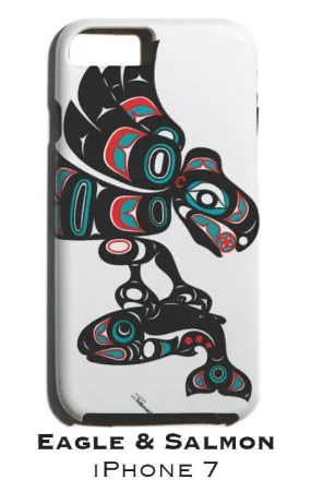 Eagle & Salmon Apple iPhone Case 7/8