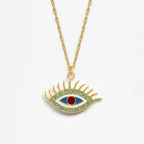 Evil Eye Pendant (Confidence) - Gold