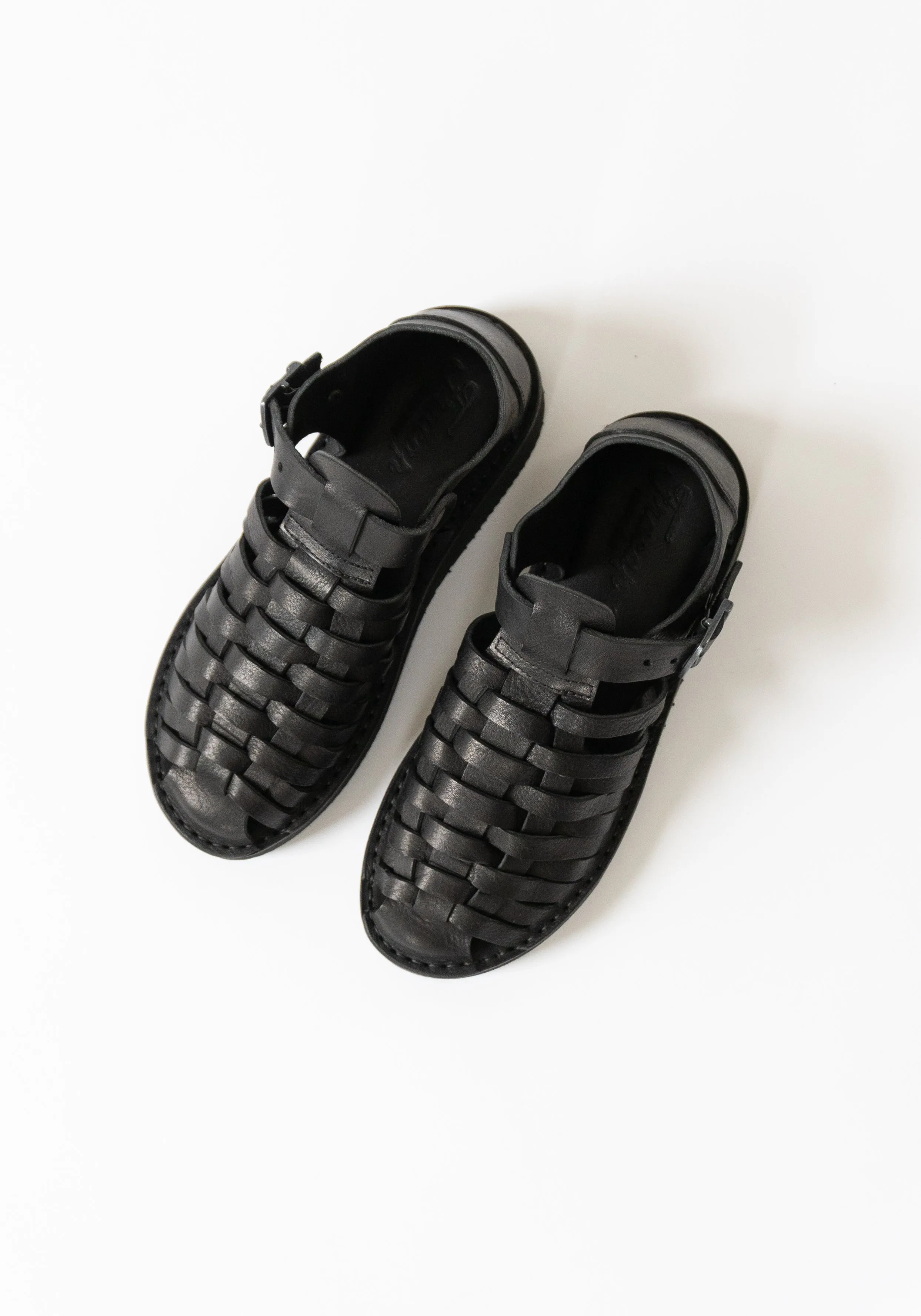 Fisherman Sandal in Black