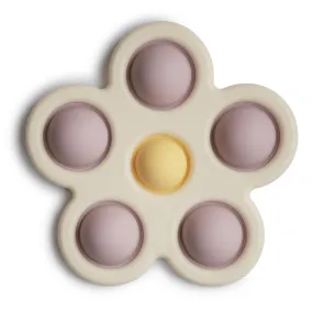 Flower Press Baby Toy (Soft Lilac/Daffodil/Ivory)