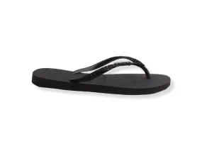 HAVAIANAS Slim Glitter II Infradito Donna Black Dark Grey 4146975