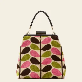 Jenny D Handbag - Pink Multi Stem