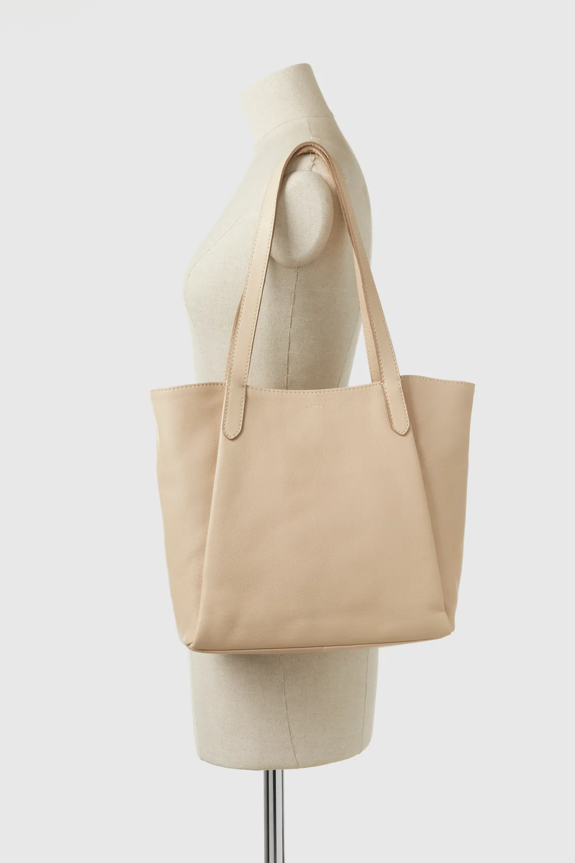 Josie Leather Soft Fold Tote Bag