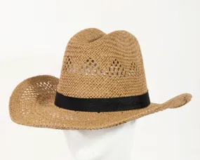 Ken Straw Cowboy Hat