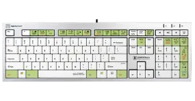 LogicKeyboard Competella Multimedia Attendant Telecom Keyboard - US English LKBU-CMA-AJPU-US