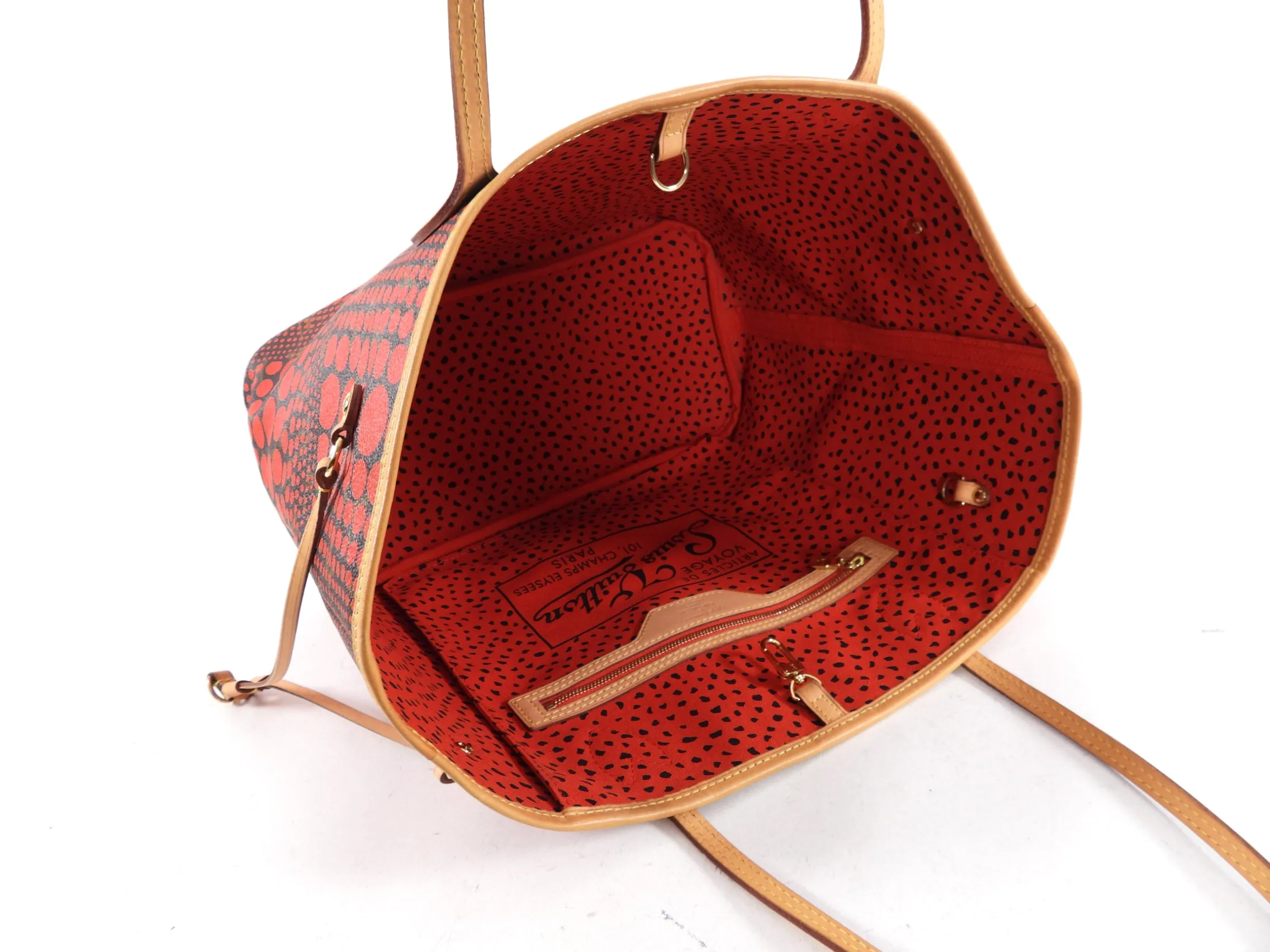 Louis Vuitton x Yayoi Kusama Limited Edition Red Neverfull MM