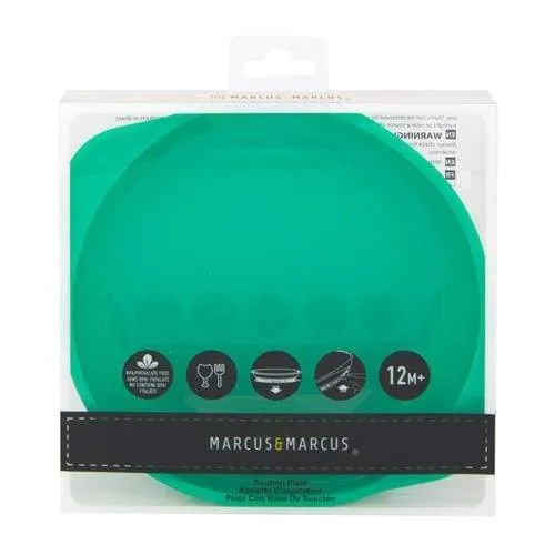 Marcus & Marcus Silicone Suction Plate Green