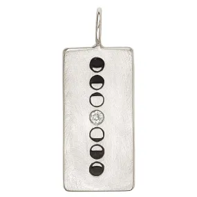 Moon Phases ID Tag