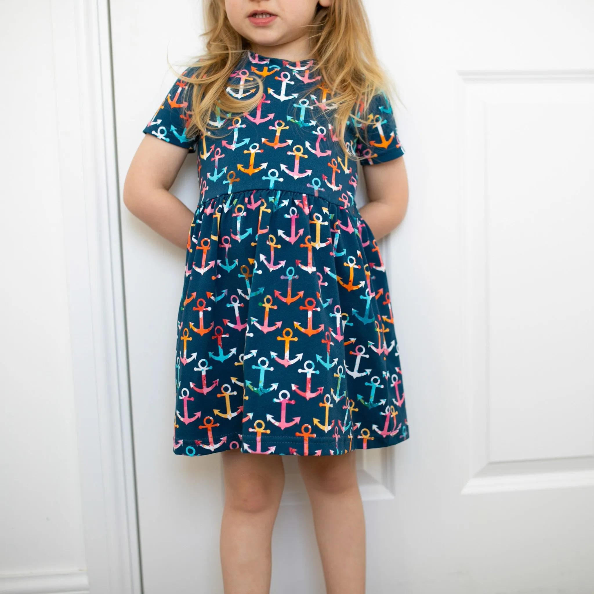 Multi coloured Anchor print Dress