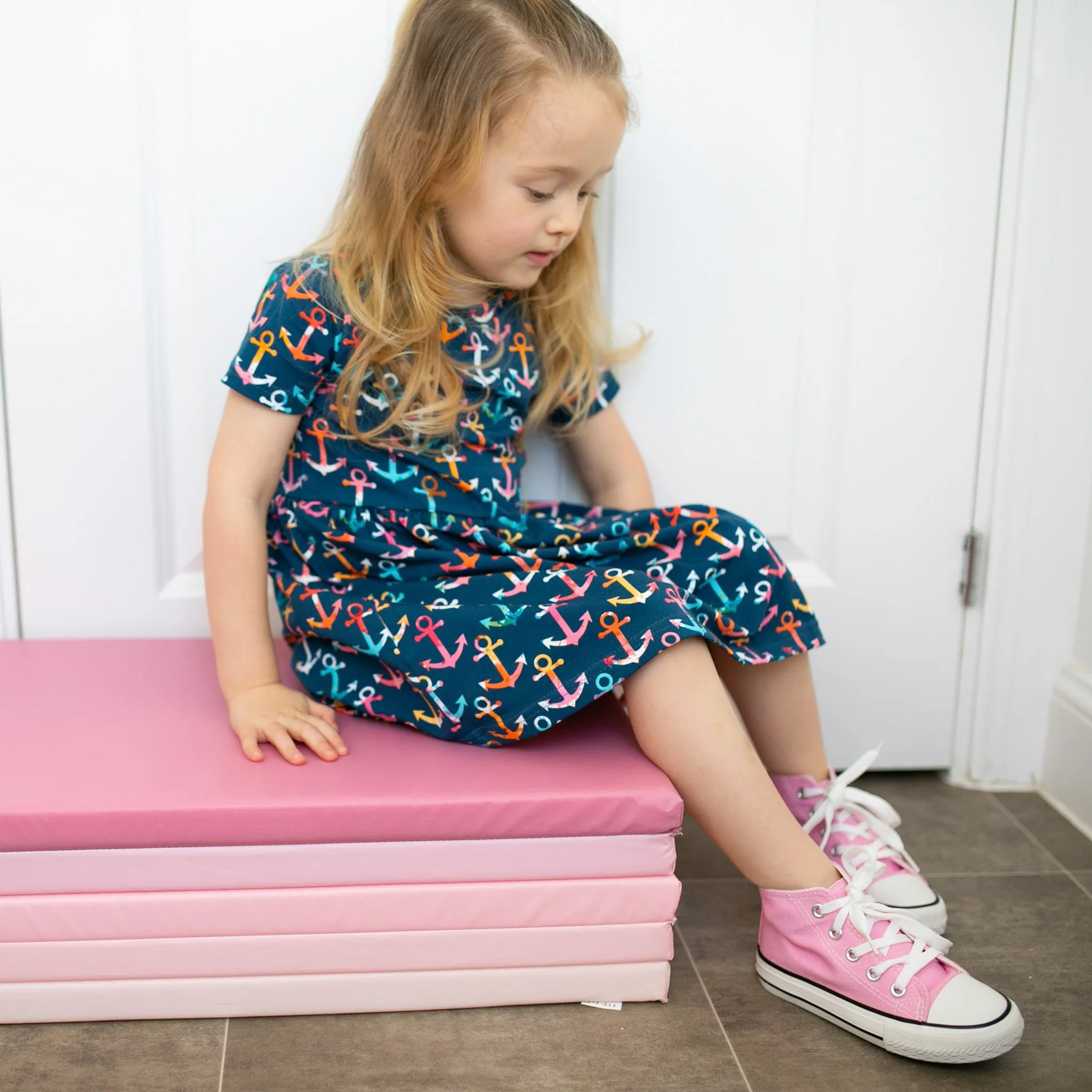 Multi coloured Anchor print Dress