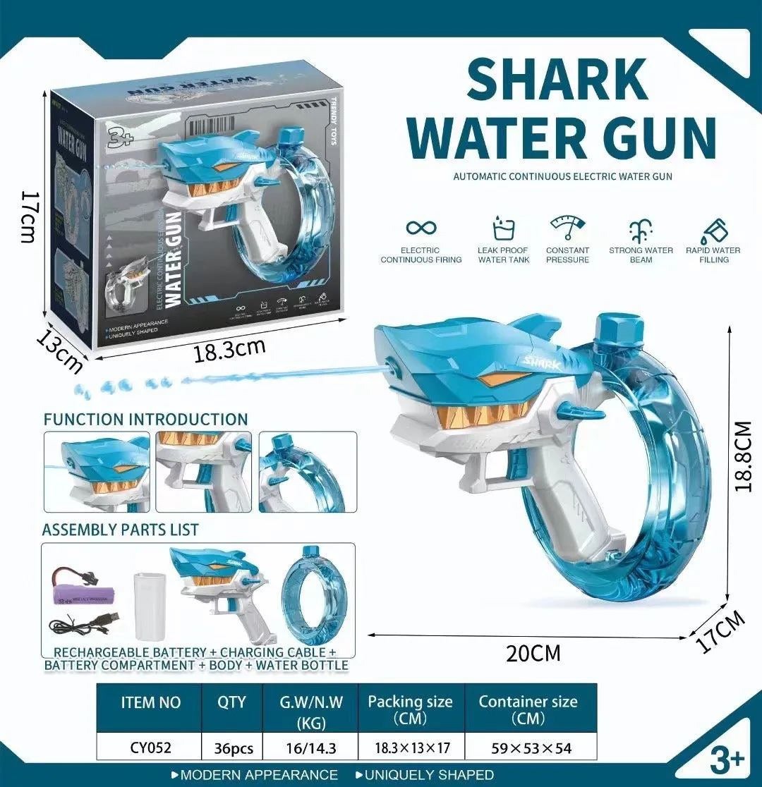 New Shark Electric Water Gun Toys