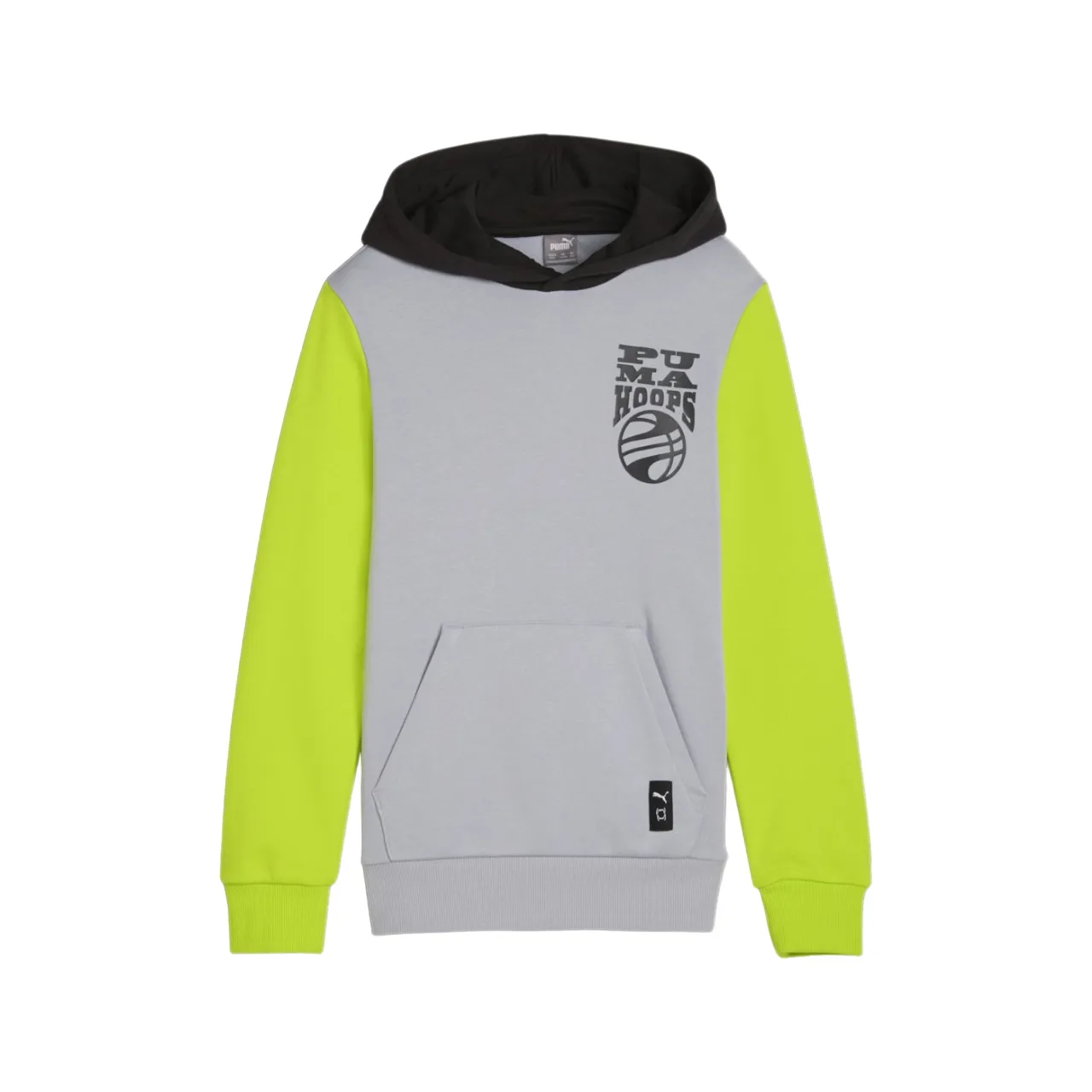 Puma boys basketball hoodie 679980-63 grey