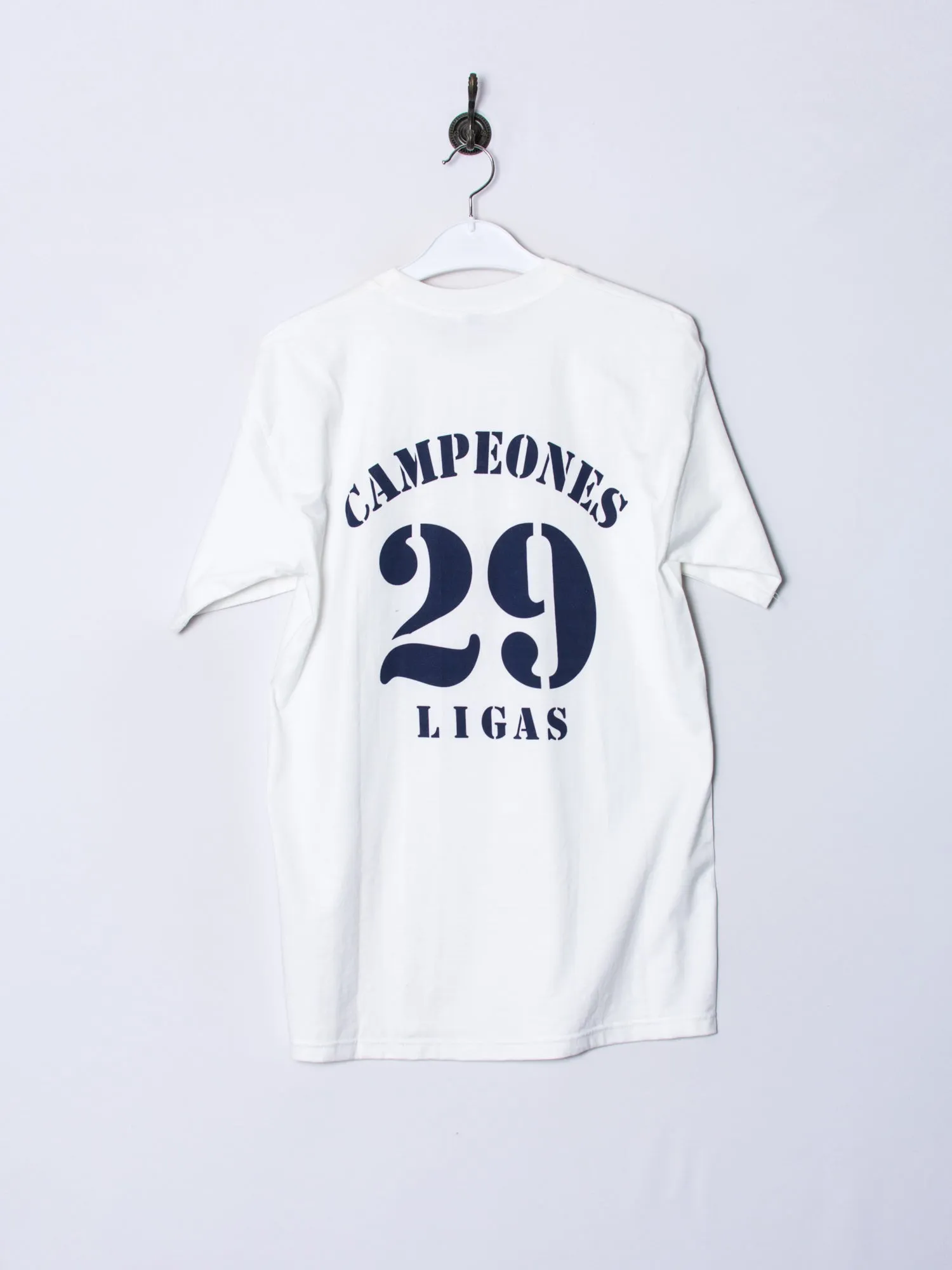 Real Madrid Adidas Official Football Campeon de Liga 2002/2003 Cotton Tee