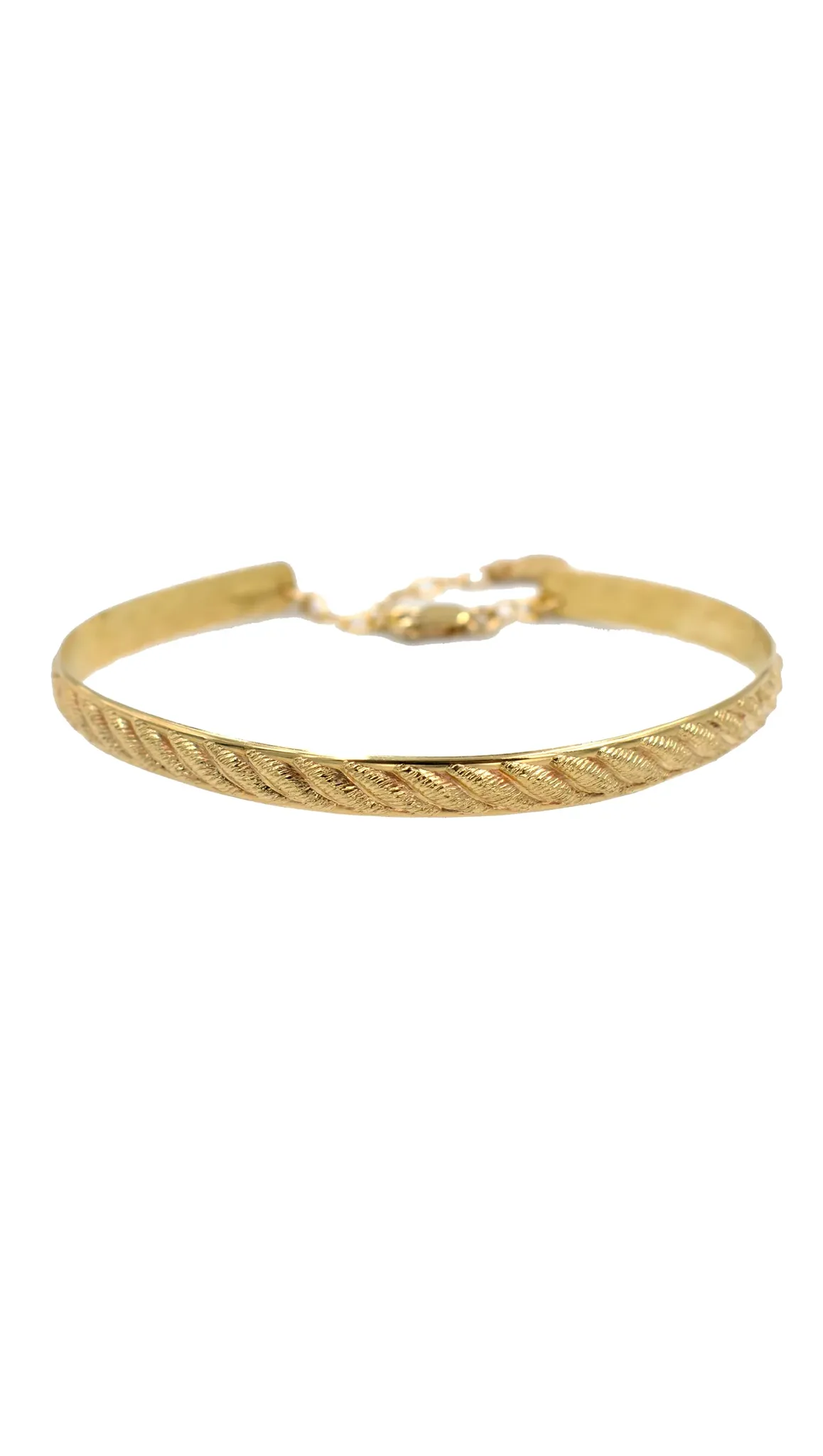 Ribbon Cuff - Gold