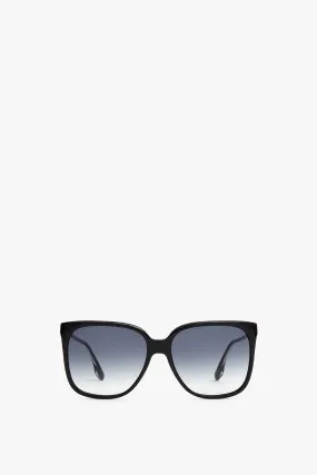 Soft Square Sunglasses in Black