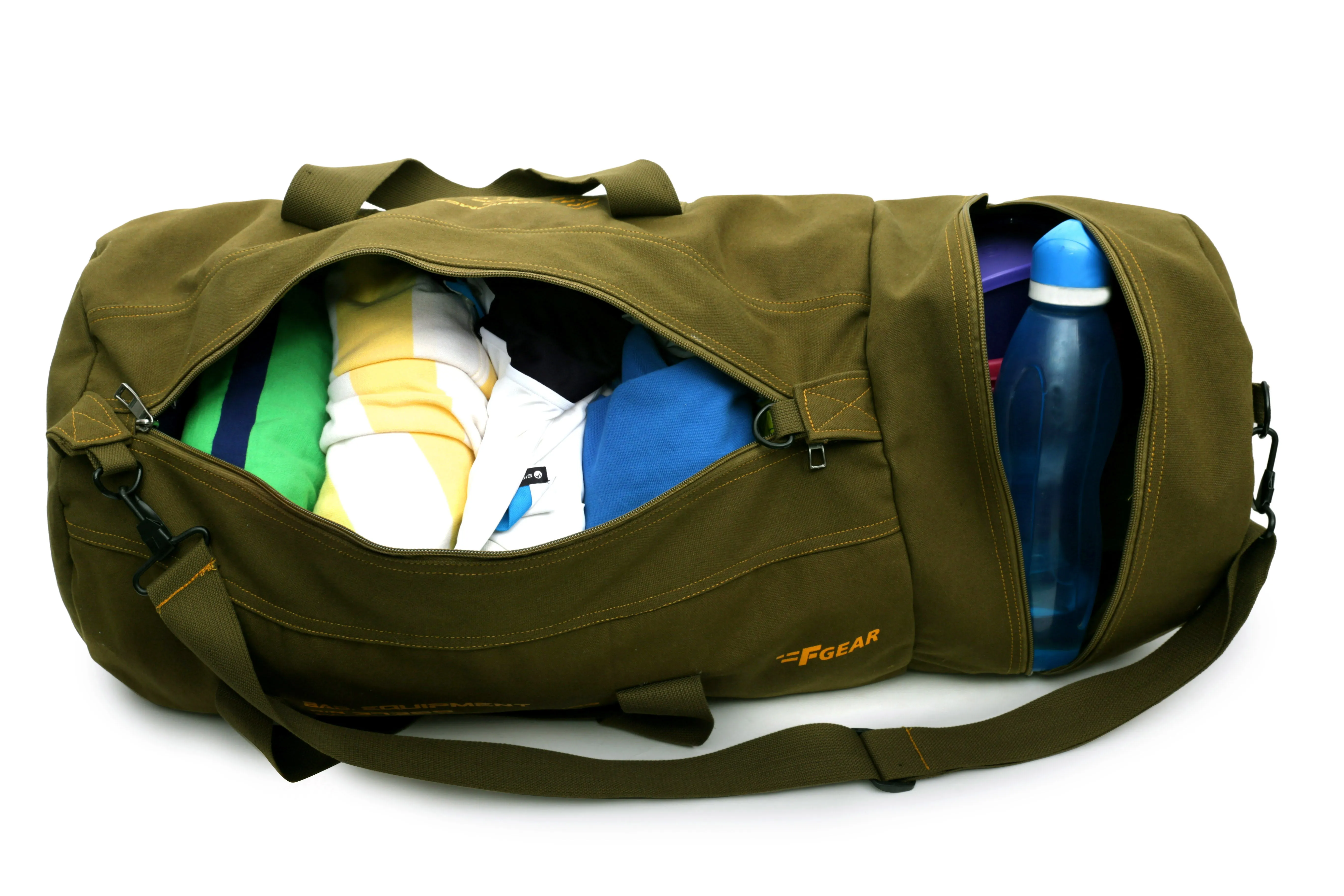 Soldier 74L Canvas Olive Travel Duffle