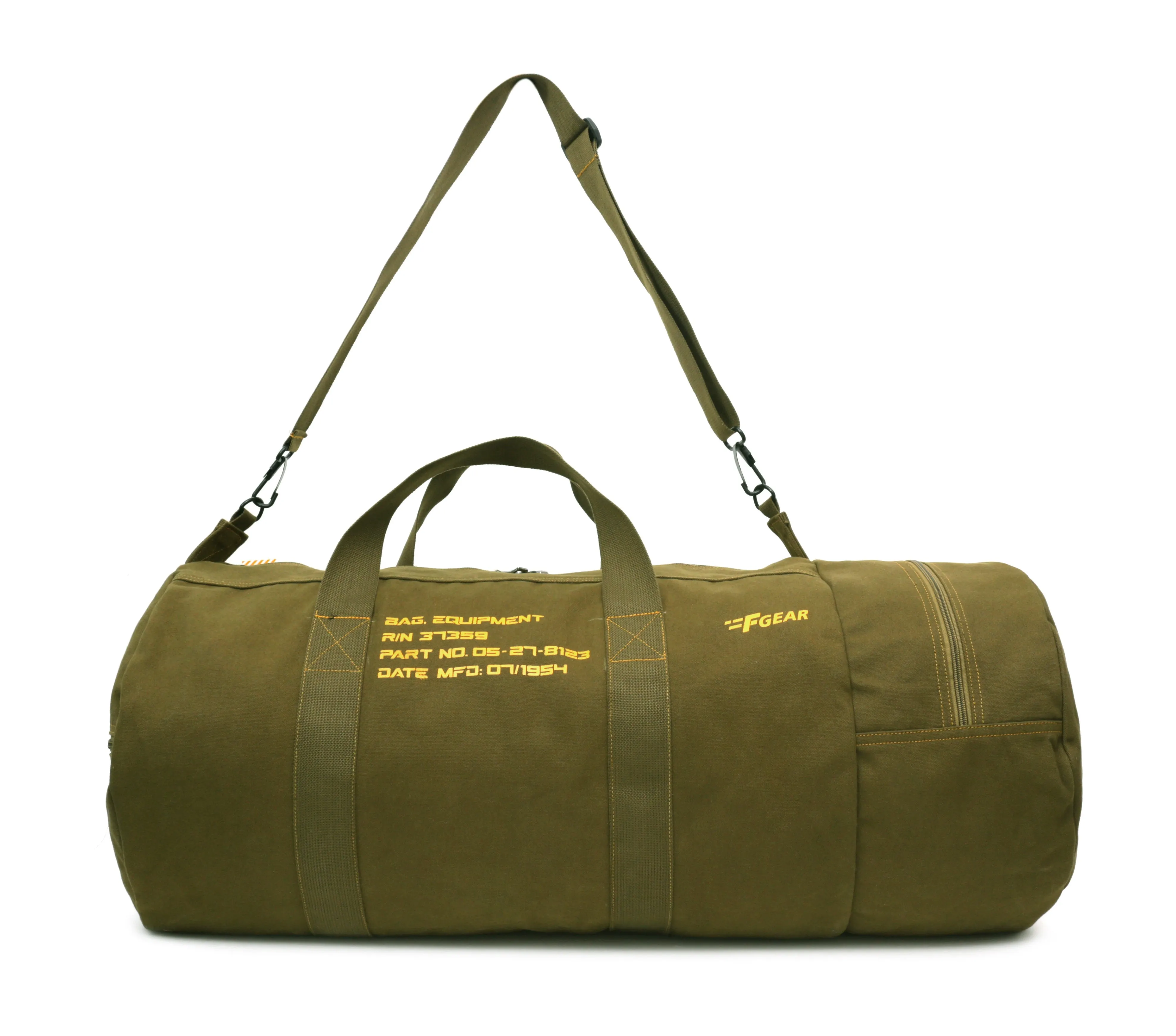 Soldier 74L Canvas Olive Travel Duffle