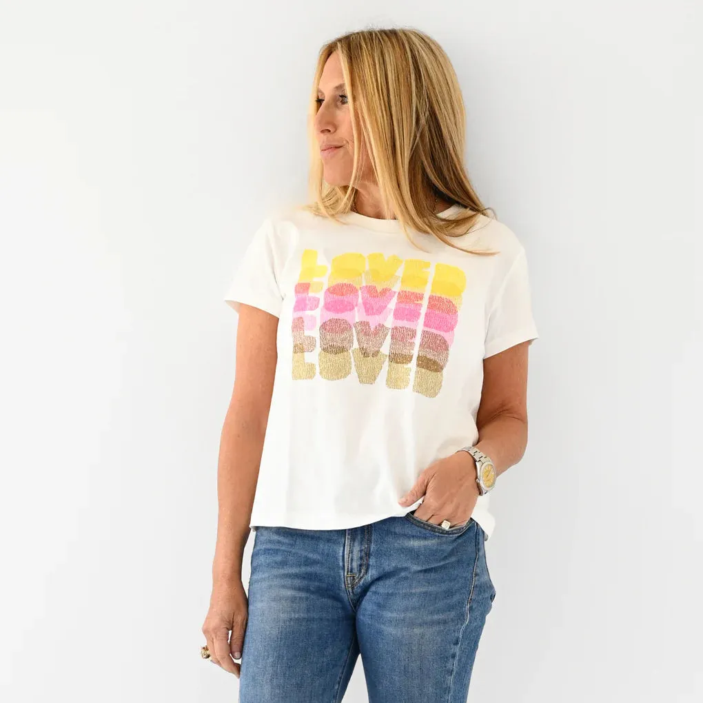 SUKE LOVED ON REPEAT TEE - KERRI ROSENTHAL